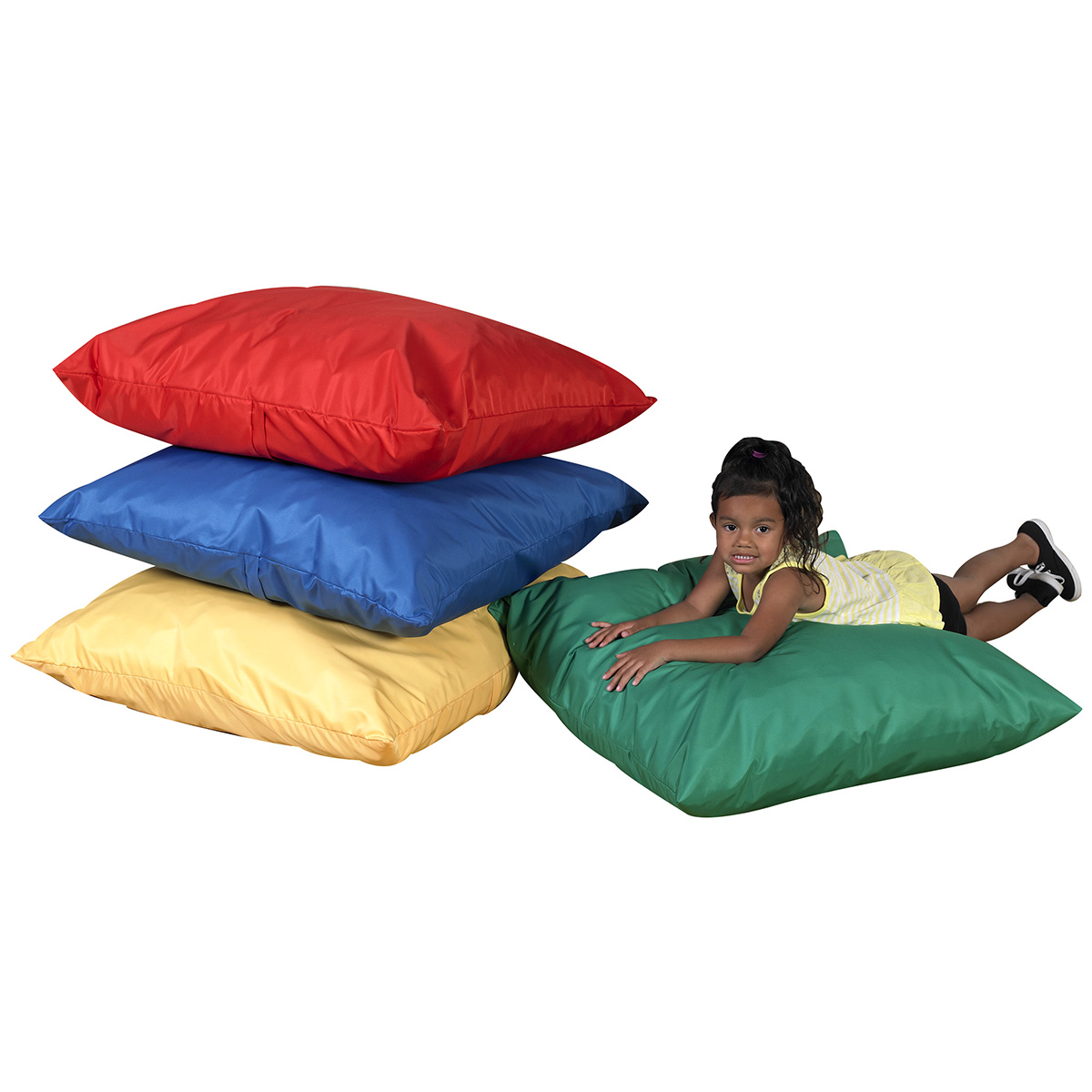 Square Floor Pillows Set of 4 Schools In