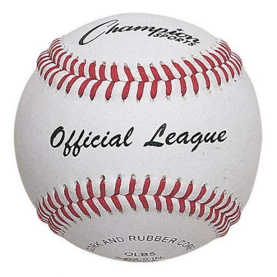 12 pk. Official League Full Grain Leather Baseballs Rubber/Cork Core Schools In