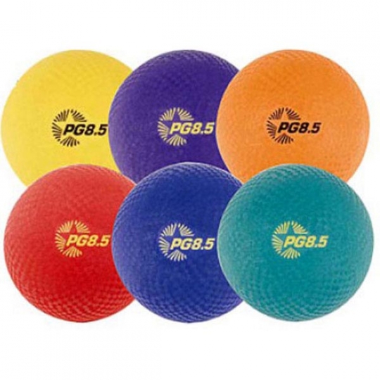 6 pk. Playground Balls 8.5" Diameter Schools In