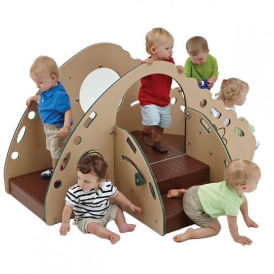 Crawl & Toddle Commercial Playset Coated Steel Platform Schools In