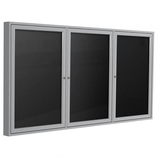 Enclosed Letter Board with Aluminum Frame Indoor 3'H x 6'W Schools In