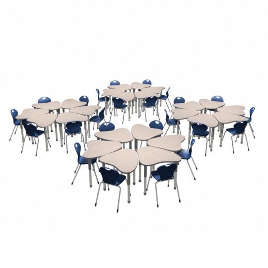 24 Pk Synergy Collaborative Student Desks 16 Inspiration Series School Chairs Schools In