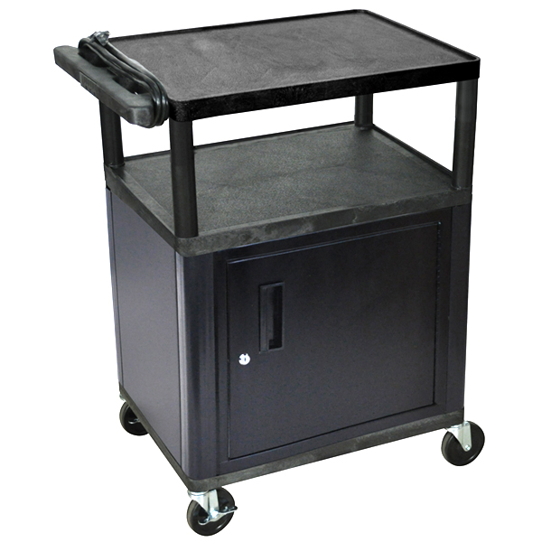 LP Series Plastic AV Cart with 34"H Schools In