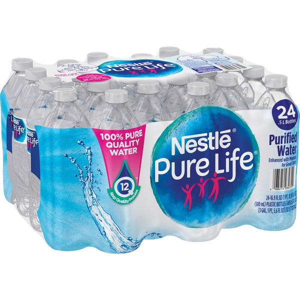 24 pk. Pure Life Purified Bottled Water Schools In