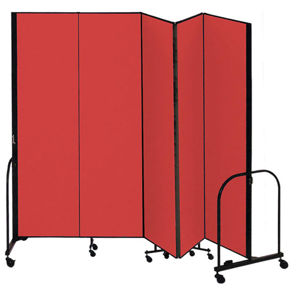 Portable Room Divider 5 Panels 6' 8"H x 9' 5"L Schools In