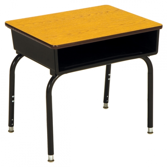 2200 Series Open Front School Desk with Plastic Book Box Schools In