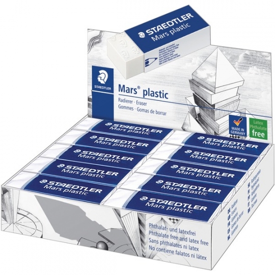 20 pk. Staedtler Mars Plastic Erasers Schools In