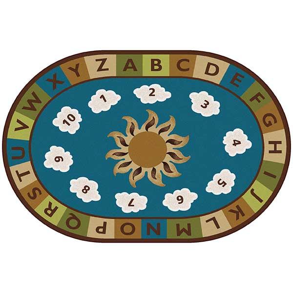 Sunny Day Learn & Play Nature Preschool Rugs SCHOOLSin