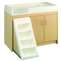 diaper changing table with stairs