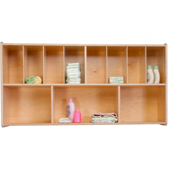 Wall Mountable Diaper Organizer 48"W x 12"D x 25"H Schools In