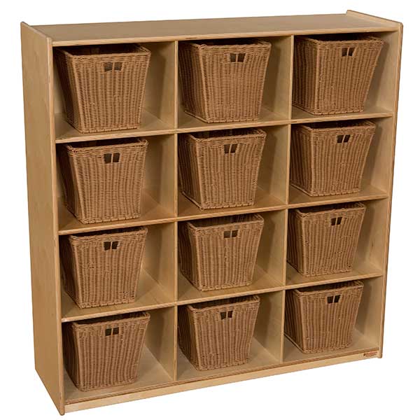 ExtraLarge Cubby Storage with 12 Medium Baskets Schools In