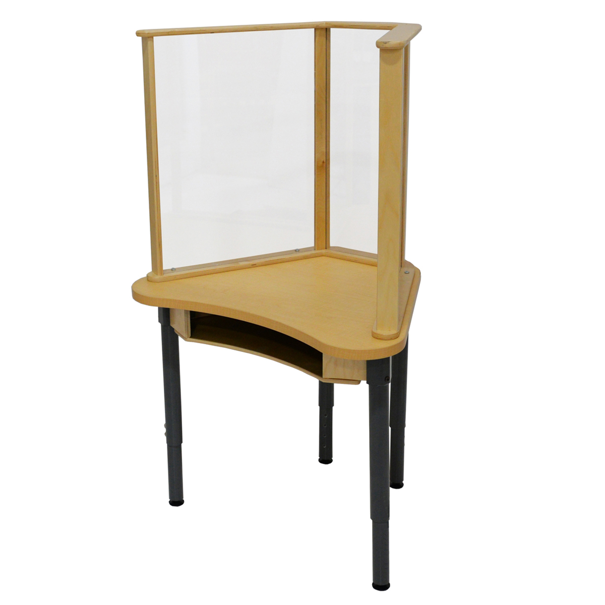 Synergy School Desk w/ Sneeze Guard Schools In