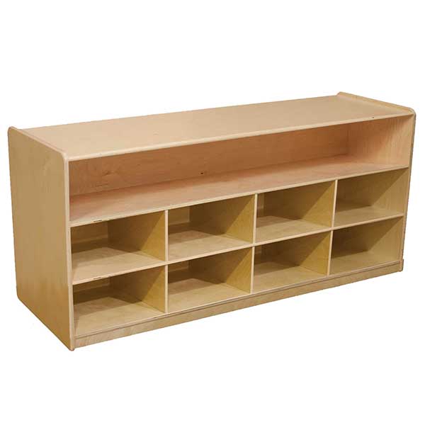 Mobile Low Cubby Storage Unit Nine Compartments Schools In