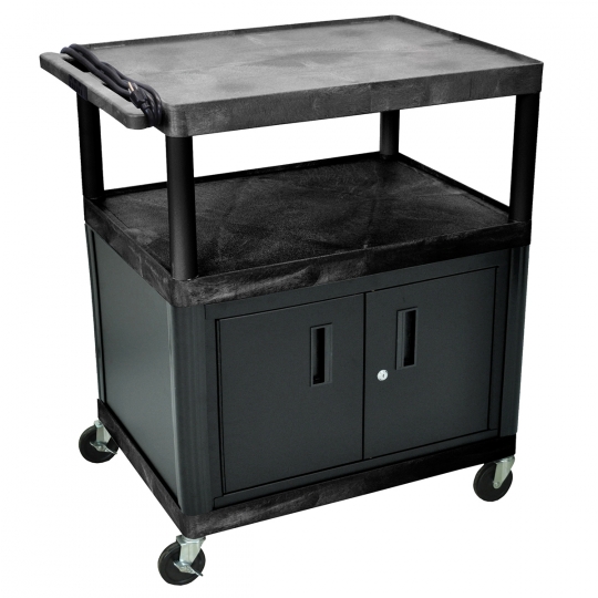LP Series ExtraLarge Plastic AV Cart with 40"H Schools In