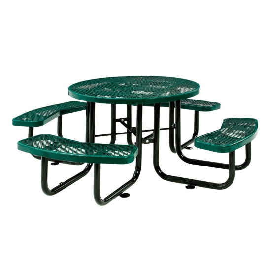 Round Metal Picnic Table 46"Dia Schools In