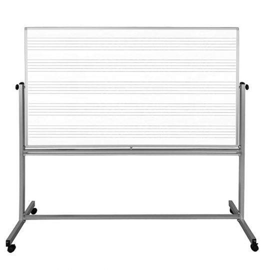 Reversible Whiteboard w/ Music Staff Lines/Whiteboard Schools In