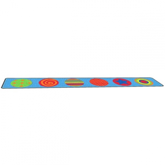 Patterned Circles Runner Rug | Schools In